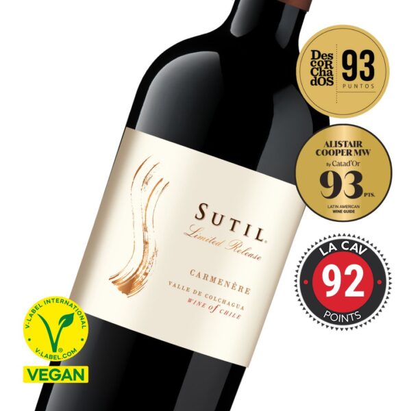 Sutil Limited Release Carmenère caja 6x750cc