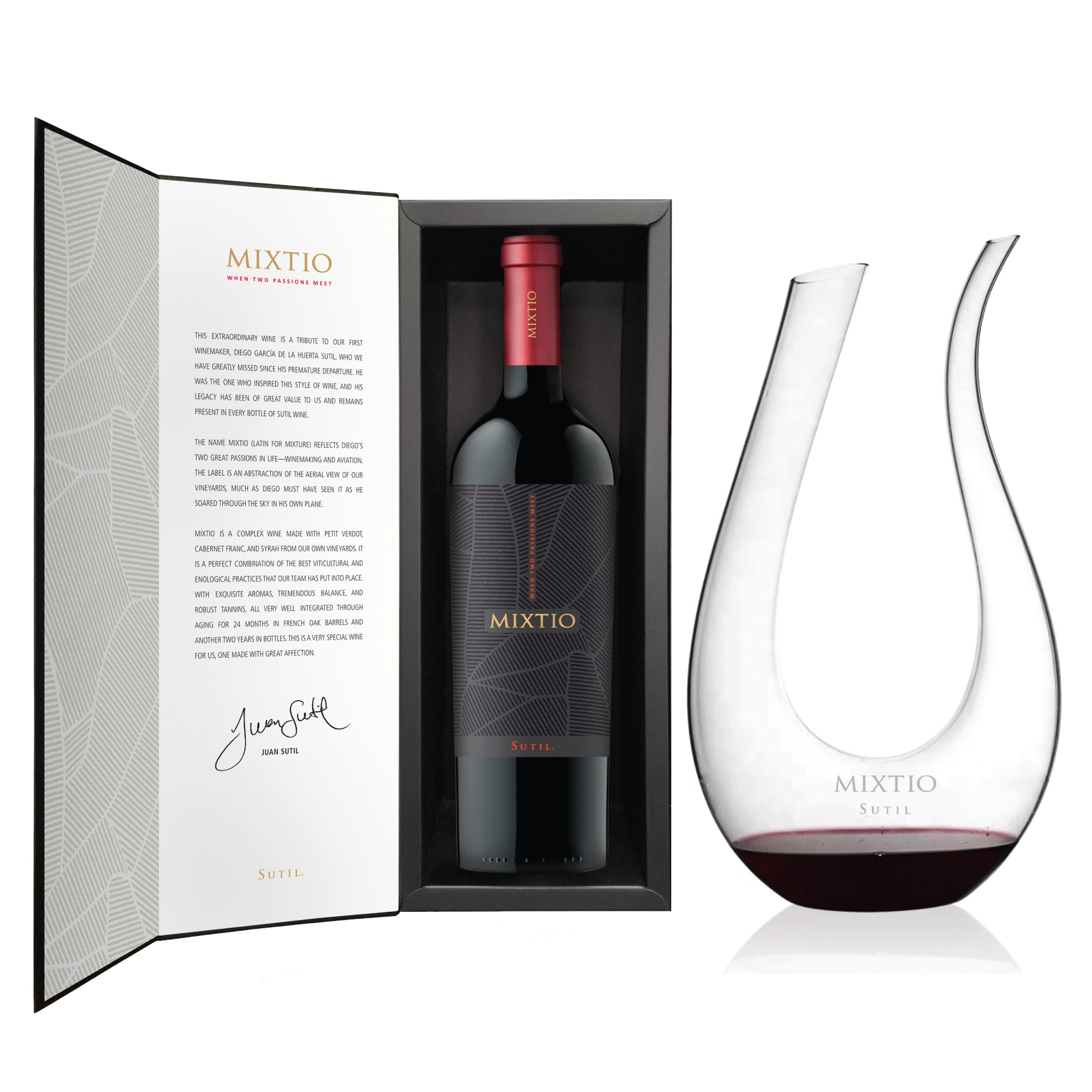 Sutil Mixtio Red Blend caja 1x750cc + Decantador
