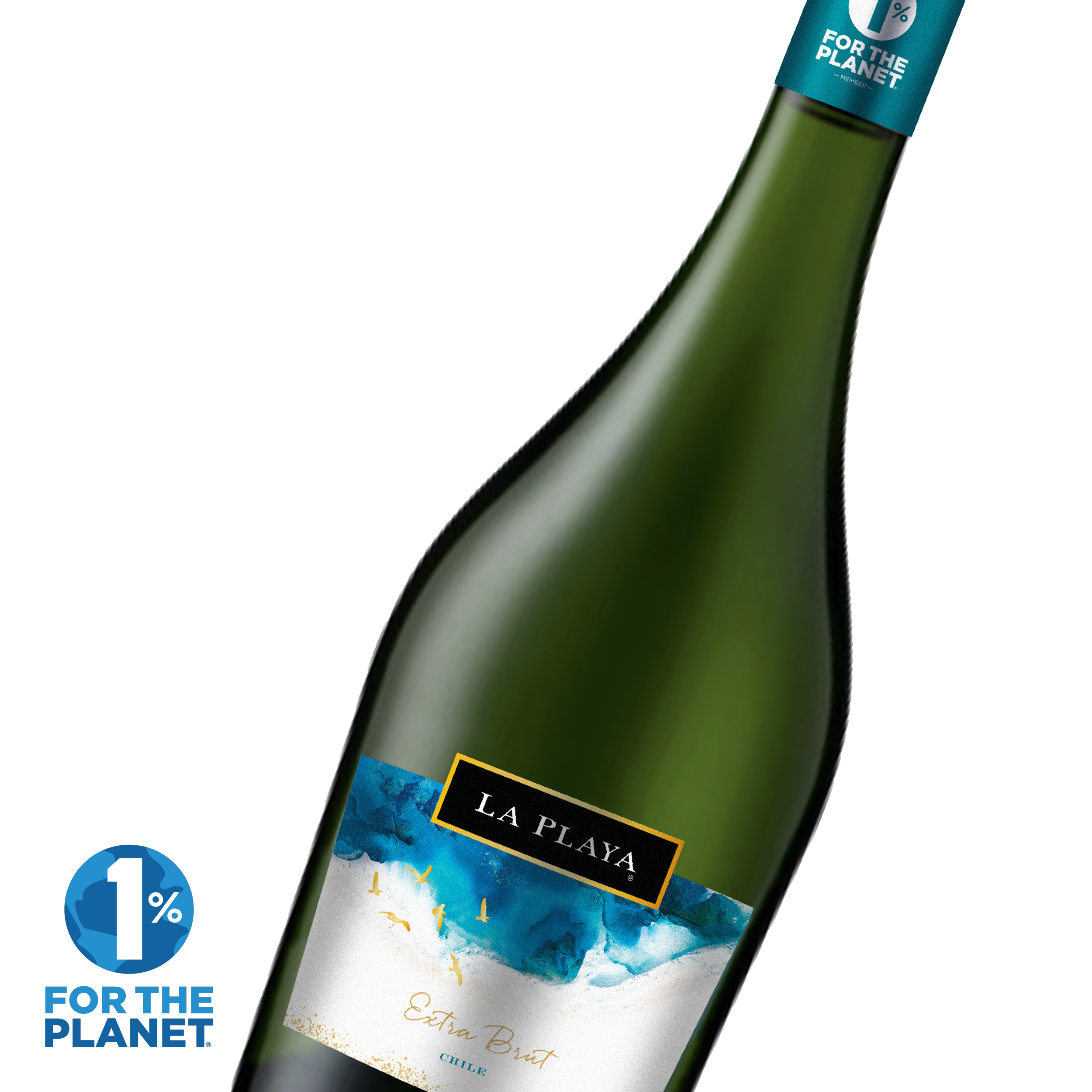Espumante La Playa Extra Brut caja 6x750cc