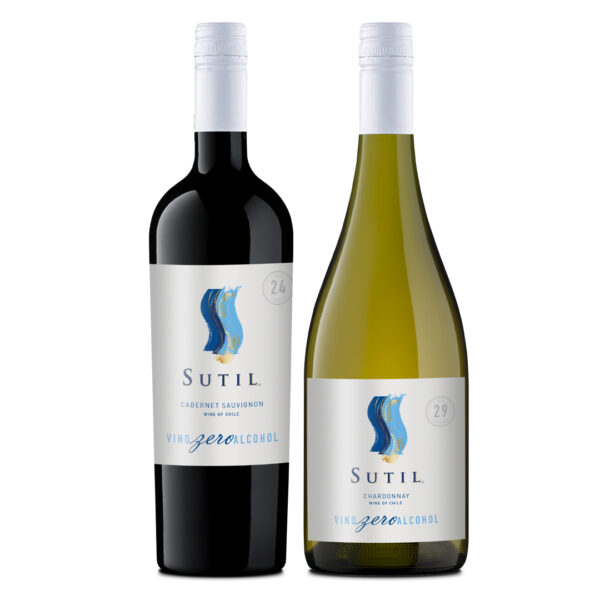 Mix Box Zero Alcohol / 3 Chardonnay + 3 Cabernet sauvignon / Caja 6 botellas 750cc c/u